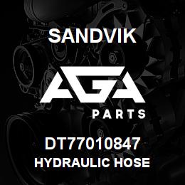 DT77010847 Sandvik HYDRAULIC HOSE | AGA Parts