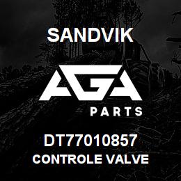 DT77010857 Sandvik CONTROLE VALVE | AGA Parts