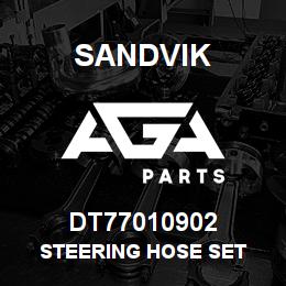 DT77010902 Sandvik STEERING HOSE SET | AGA Parts