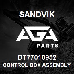 DT77010952 Sandvik CONTROL BOX ASSEMBLY | AGA Parts