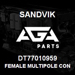 DT77010959 Sandvik FEMALE MULTIPOLE CONNECTOR | AGA Parts