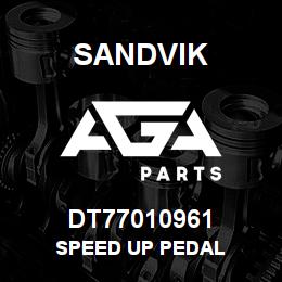 DT77010961 Sandvik SPEED UP PEDAL | AGA Parts