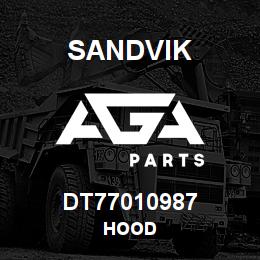 DT77010987 Sandvik HOOD | AGA Parts