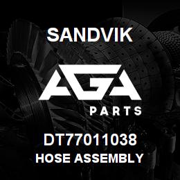 DT77011038 Sandvik HOSE ASSEMBLY | AGA Parts