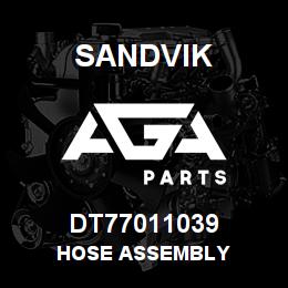 DT77011039 Sandvik HOSE ASSEMBLY | AGA Parts