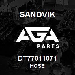 DT77011071 Sandvik HOSE | AGA Parts
