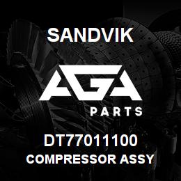 DT77011100 Sandvik COMPRESSOR ASSY | AGA Parts