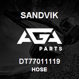 DT77011119 Sandvik HOSE | AGA Parts