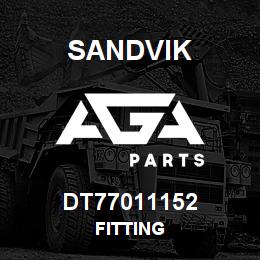 DT77011152 Sandvik FITTING | AGA Parts