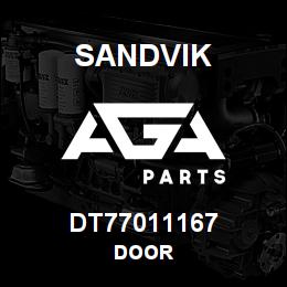 DT77011167 Sandvik DOOR | AGA Parts