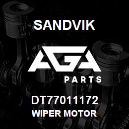 DT77011172 Sandvik WIPER MOTOR | AGA Parts