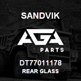 DT77011178 Sandvik REAR GLASS | AGA Parts