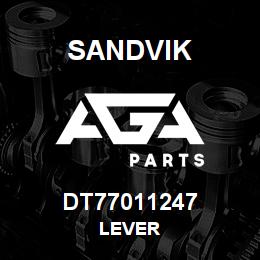 DT77011247 Sandvik LEVER | AGA Parts