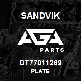 DT77011269 Sandvik PLATE | AGA Parts