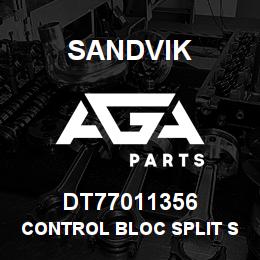 DT77011356 Sandvik CONTROL BLOC SPLIT SET ASSY | AGA Parts