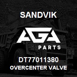 DT77011380 Sandvik OVERCENTER VALVE | AGA Parts