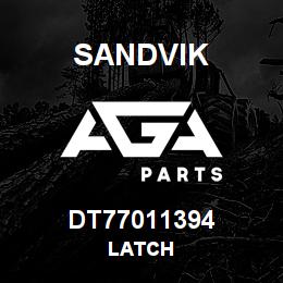 DT77011394 Sandvik LATCH | AGA Parts