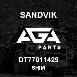 DT77011429 Sandvik SHIM | AGA Parts