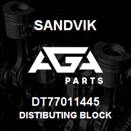 DT77011445 Sandvik DISTIBUTING BLOCK | AGA Parts