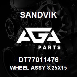 DT77011476 Sandvik WHEEL ASSY 8.25X15 | AGA Parts