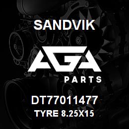 DT77011477 Sandvik TYRE 8.25X15 | AGA Parts
