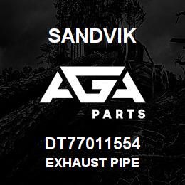 DT77011554 Sandvik EXHAUST PIPE | AGA Parts