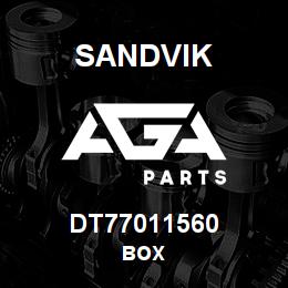 DT77011560 Sandvik BOX | AGA Parts