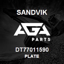 DT77011590 Sandvik PLATE | AGA Parts