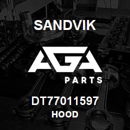 DT77011597 Sandvik HOOD | AGA Parts