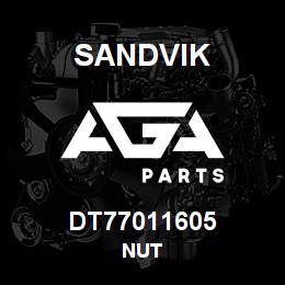 DT77011605 Sandvik NUT | AGA Parts
