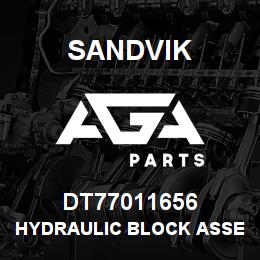 DT77011656 Sandvik HYDRAULIC BLOCK ASSEMBLY | AGA Parts