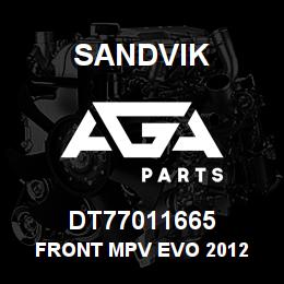 DT77011665 Sandvik FRONT MPV EVO 2012 | AGA Parts