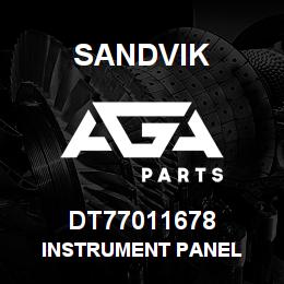 DT77011678 Sandvik INSTRUMENT PANEL | AGA Parts