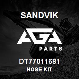 DT77011681 Sandvik HOSE KIT | AGA Parts