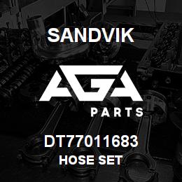 DT77011683 Sandvik HOSE SET | AGA Parts