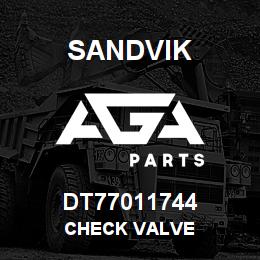 DT77011744 Sandvik CHECK VALVE | AGA Parts