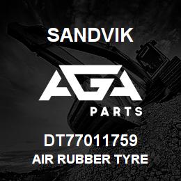 DT77011759 Sandvik AIR RUBBER TYRE | AGA Parts