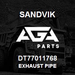 DT77011768 Sandvik EXHAUST PIPE | AGA Parts
