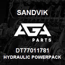 DT77011781 Sandvik HYDRAULIC POWERPACK | AGA Parts