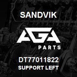 DT77011822 Sandvik SUPPORT LEFT | AGA Parts