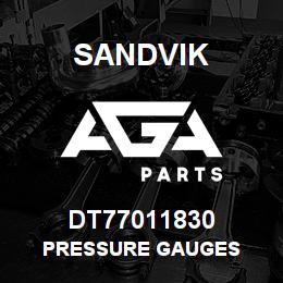 DT77011830 Sandvik PRESSURE GAUGES | AGA Parts