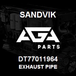 DT77011964 Sandvik EXHAUST PIPE | AGA Parts