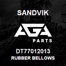 DT77012013 Sandvik RUBBER BELLOWS | AGA Parts
