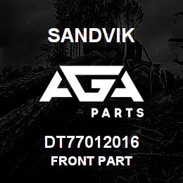 DT77012016 Sandvik FRONT PART | AGA Parts