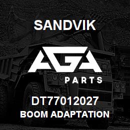 DT77012027 Sandvik BOOM ADAPTATION | AGA Parts