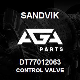 DT77012063 Sandvik CONTROL VALVE | AGA Parts