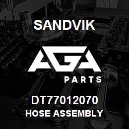 DT77012070 Sandvik HOSE ASSEMBLY | AGA Parts