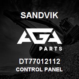 DT77012112 Sandvik CONTROL PANEL | AGA Parts