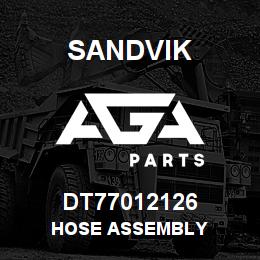 DT77012126 Sandvik HOSE ASSEMBLY | AGA Parts
