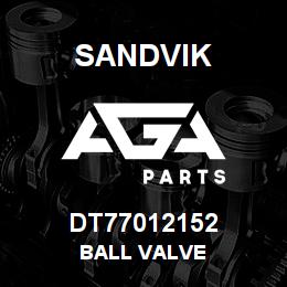 DT77012152 Sandvik BALL VALVE | AGA Parts